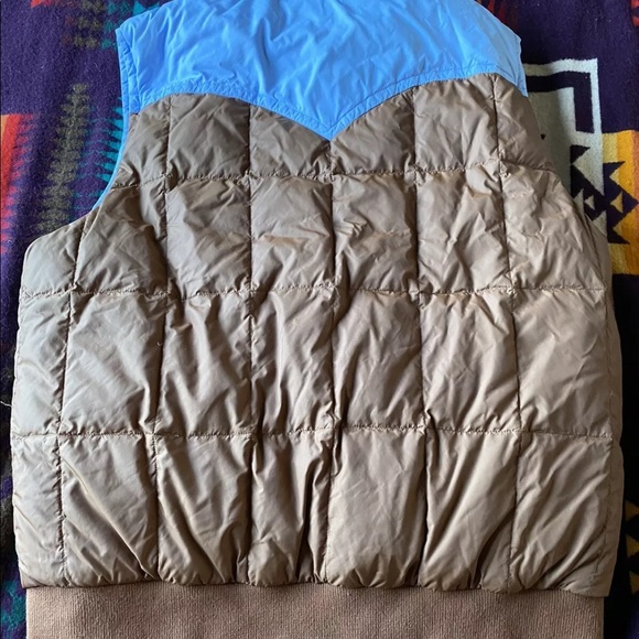 Le Tigre Vintage Reversible Down Puffer Vest - Picture 4 of 9